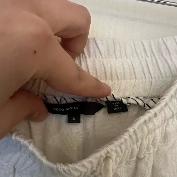 Linen white pants Vero Moda - Picture 2 of 5